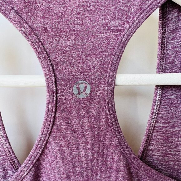 LULULEMON reversible CRB tank in heather plum with custom Prints A81 - Picture 3 of 6